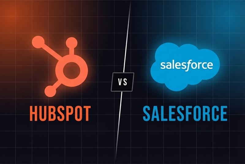 HubSpot vs Salesforce CRM comparison for SaaS companies evaluating whether to migrate or scale HubSpot instead of switching to Salesforce