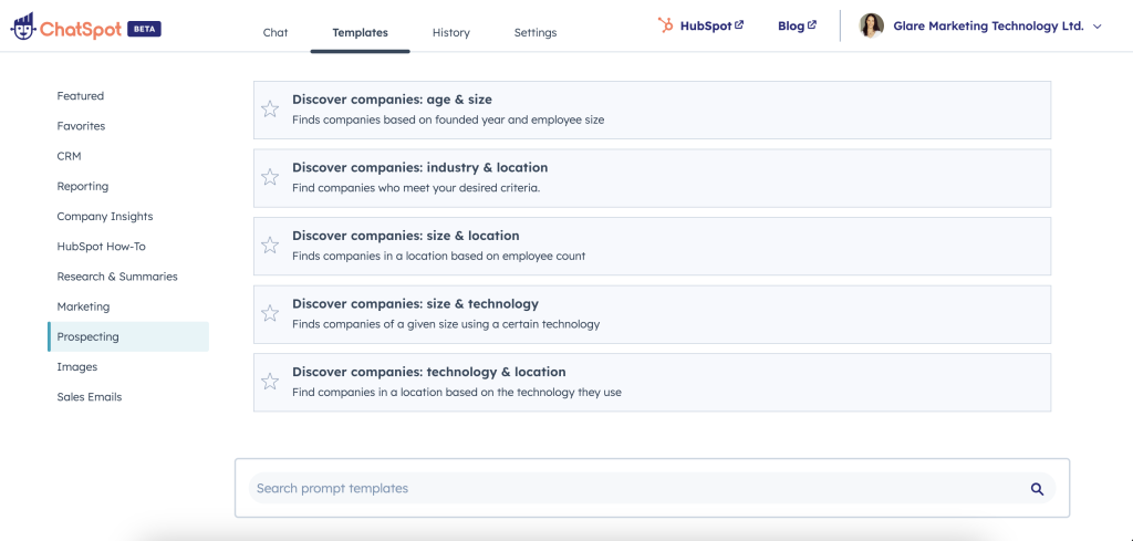 HubSpot chatspot